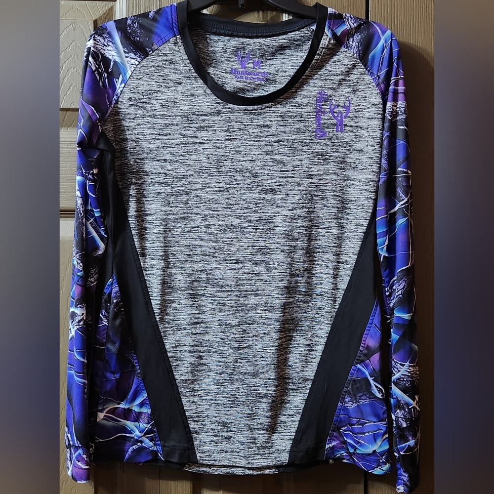 HUNTWORTH, WOMENS, MEDIUM, DRI-FIT LONG SLEEVE